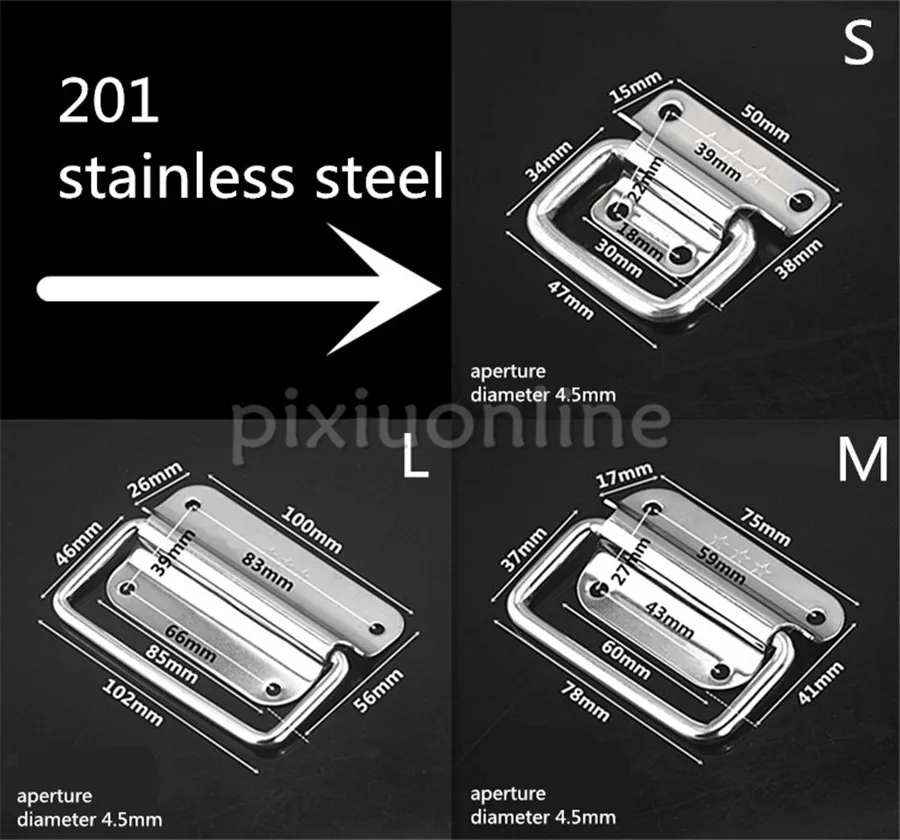 1pc YT789X 201 Stainless Steel S/M/L Door Handle 50/75/100mm Thicken Handle Free Shipping Russia
1pc YT789X 201 Stainless Steel S/M/L Door Handle 50/75/100mm Thicken Handle Free Shipping Russia