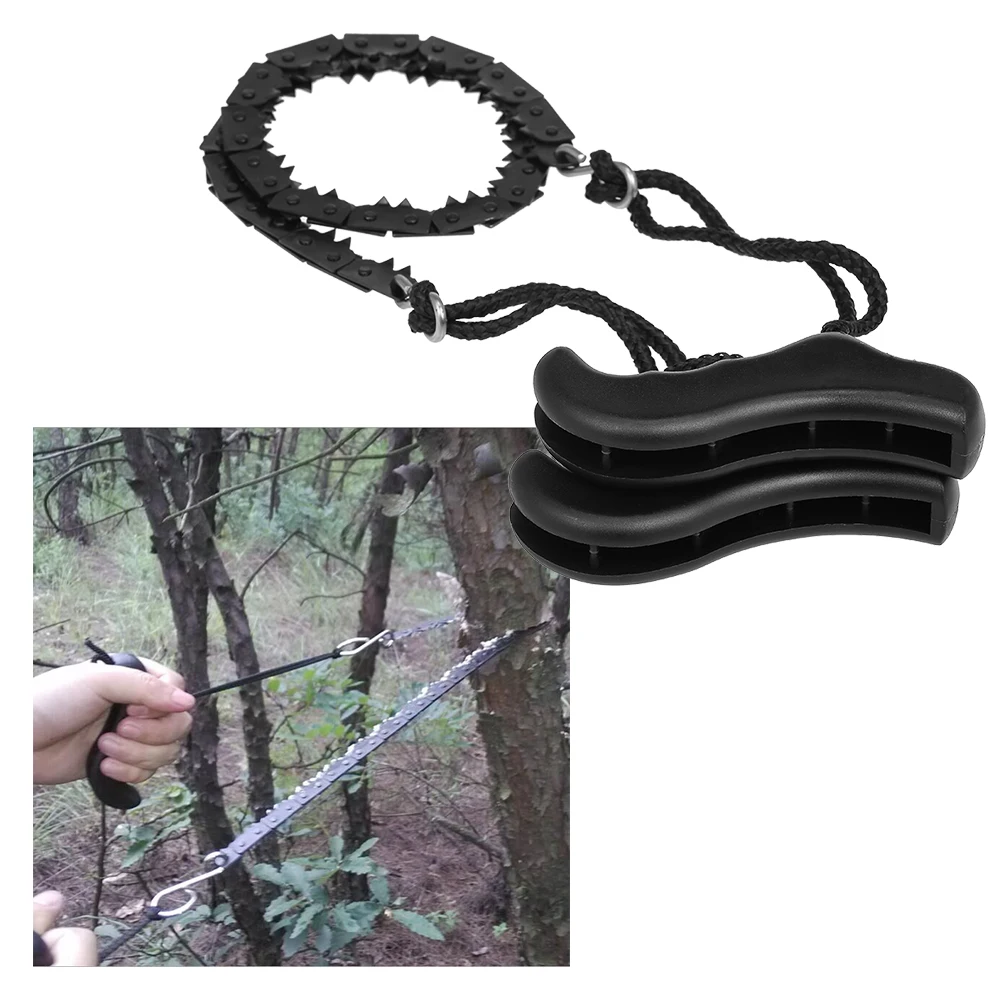 Folding Chain Saw Jagged Chainsaw Manual Steel Wire Saw Hand Camping Hiking Hunting Emergency Survival Wire Saw Outdoor Tool
Folding Chain Saw Jagged Chainsaw Manual Steel Wire Saw Hand Camping Hiking Hunting Emergency Survival Wire Saw Outdoor Tool