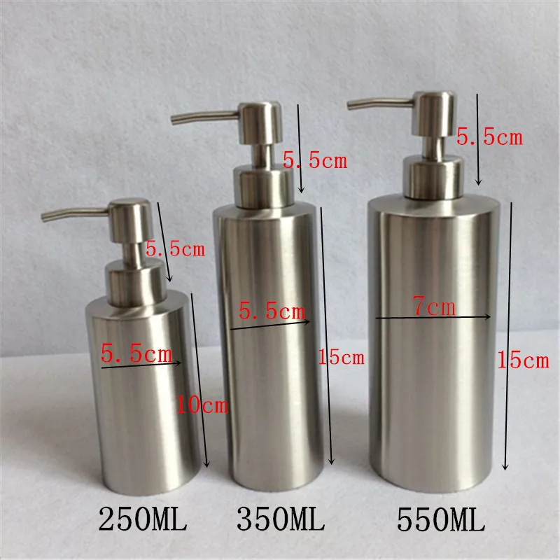 Vidric 304 Stainless Steel Soap Dispenser Kitchen Bathroom Hand Pump Liquid Soap Dispenser Lotion Detergent Bottle
Vidric 304 Stainless Steel Soap Dispenser Kitchen Bathroom Hand Pump Liquid Soap Dispenser Lotion Detergent Bottle