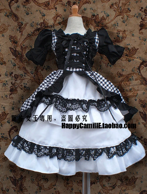 BJD / SD doll clothes / baby clothes Princess black and white lattice Dress for 1/4 1/3 Bjd Doll
BJD / SD doll clothes / baby clothes Princess black and white lattice Dress for 1/4 1/3 Bjd Doll