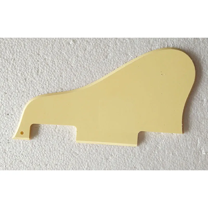 Pleroo Custom Guitar parts pick guard For ES 335 Jazz Archtop Script Plate 1 Ply кремовый желтый|Детали и аксессуары