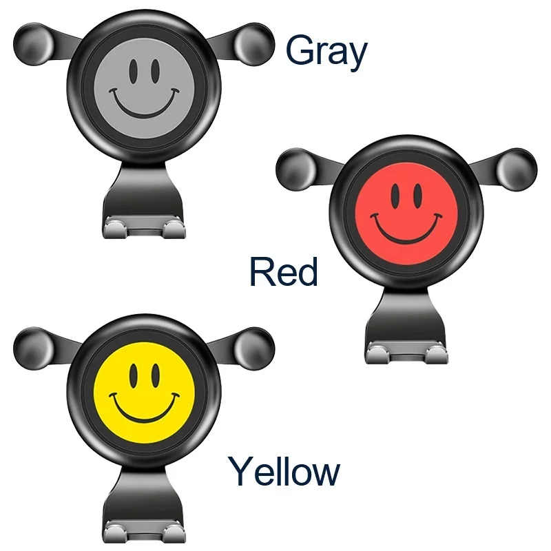 Universal Car Phone Holder Gravity Smile Face Air Vent Mount GPS Smart Cell Phone Mount Car Holder Stand Accessories De Celular
Universal Car Phone Holder Gravity Smile Face Air Vent Mount GPS Smart Cell Phone Mount Car Holder Stand Accessories De Celular
