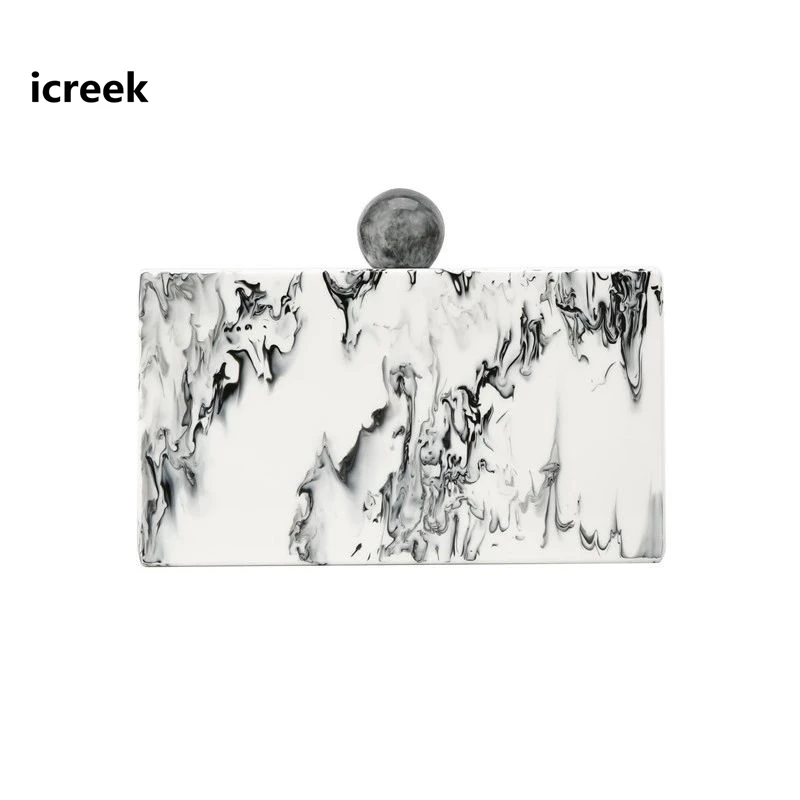 New Brand designer ball head marble acrylic clutch purse Fashion ink print evening bag ladies wallet cossbody mini shoulder bags
New Brand designer ball head marble acrylic clutch purse Fashion ink print evening bag ladies wallet cossbody mini shoulder bags