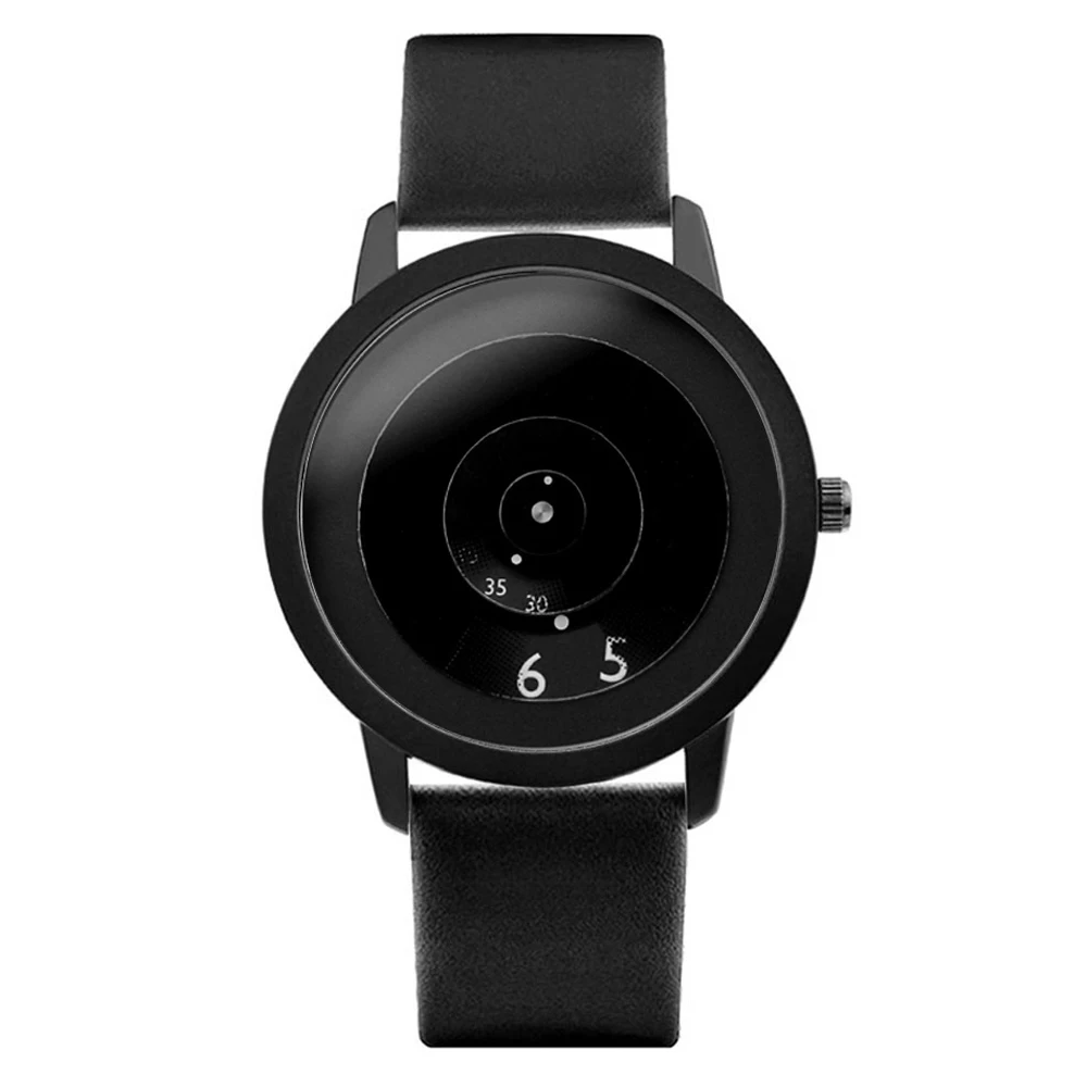 2021 Creative Style Leather Wristwatch Truth In Fiction Special Design Discs Hands Fashion Brief Casual Unique Quartz Watch Gift
2021 Creative Style Leather Wristwatch Truth In Fiction Special Design Discs Hands Fashion Brief Casual Unique Quartz Watch Gift