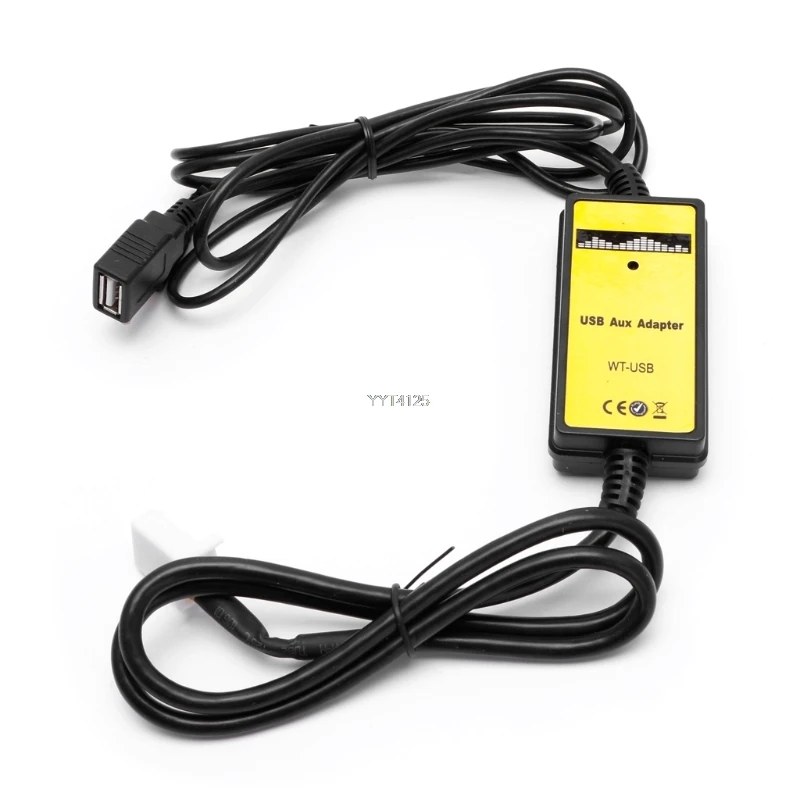 Auto Car USB Aux-in Cable Adapter MP3 Player Radio Interface For Toyota Camry/Corolla/Matrix 2*6Pin Audio AUX Cable Apr
Auto Car USB Aux-in Cable Adapter MP3 Player Radio Interface For Toyota Camry/Corolla/Matrix 2*6Pin Audio AUX Cable Apr