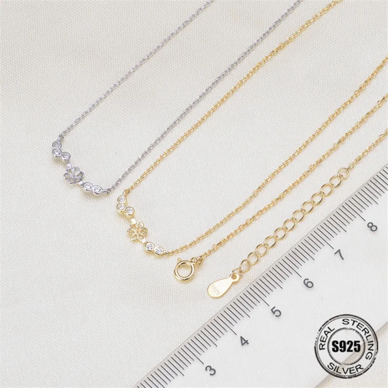 Necklace Pendant Findings S925 Sterling Silver Necklace Chain Settings Jewelry Parts Fittings Jewelry Making Charm Accessories
Necklace Pendant Findings S925 Sterling Silver Necklace Chain Settings Jewelry Parts Fittings Jewelry Making Charm Accessories