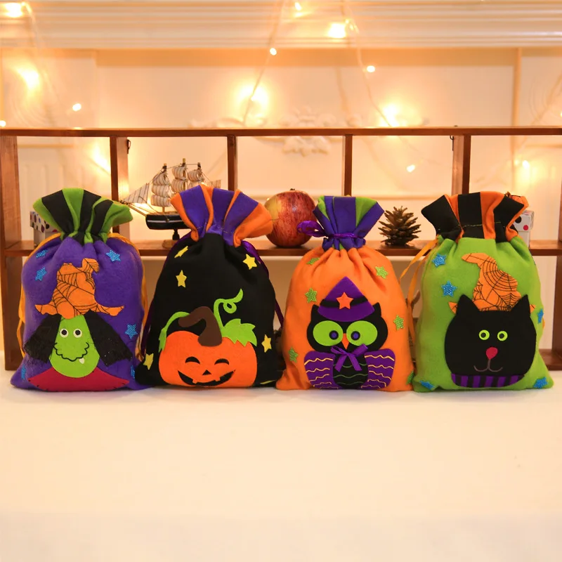 Halloween Candy Bag Halloween Pumpkin Witch Kids Gift Bags Pull Flannel Hallowmas Gift for Children Party Decorative Products
Halloween Candy Bag Halloween Pumpkin Witch Kids Gift Bags Pull Flannel Hallowmas Gift for Children Party Decorative Products