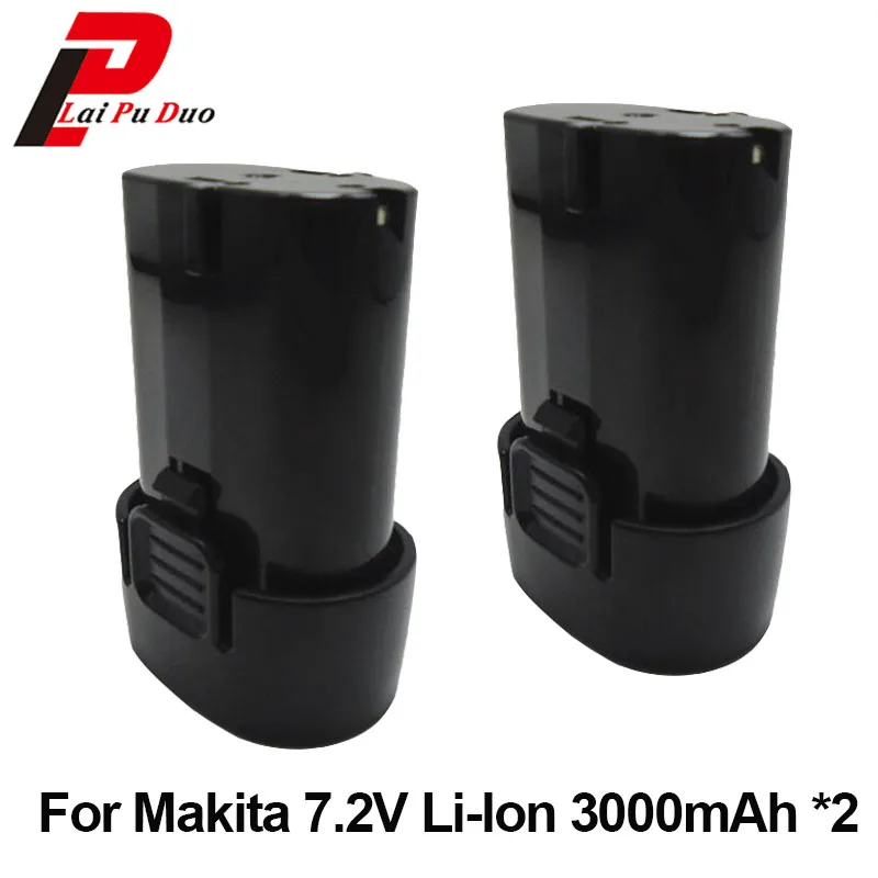 2PCS Replacement power tool battery 7.2v 3.0Ah Li-Ion for MAKITA:194355-4,DF030D,BL7010,194356-2,TD090DWE,DF030DWE
2PCS Replacement power tool battery 7.2v 3.0Ah Li-Ion for MAKITA:194355-4,DF030D,BL7010,194356-2,TD090DWE,DF030DWE