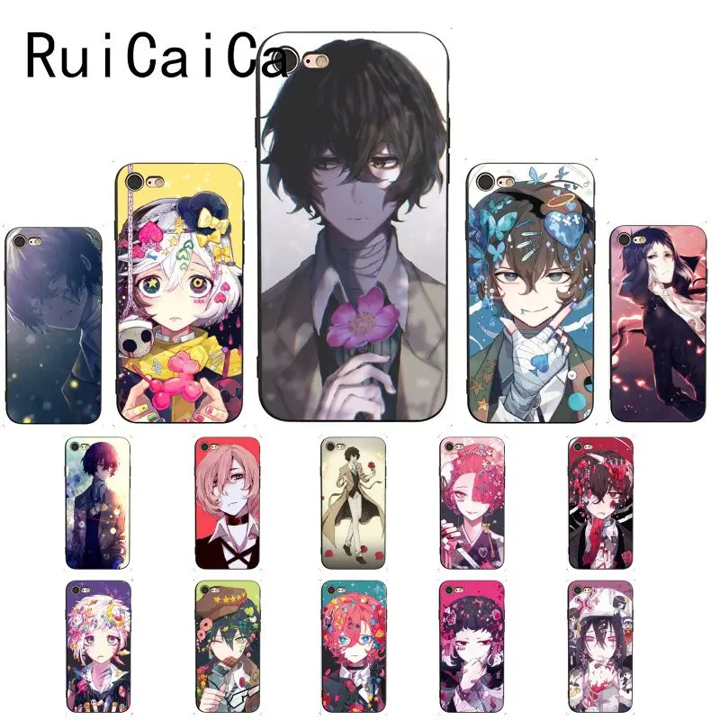 Чехол Ruicaica Japan anime bungou stray dogs дазай Осаму для iPhone 8 7 6 6S 6Plus X XS MAX 5 5S SE XR