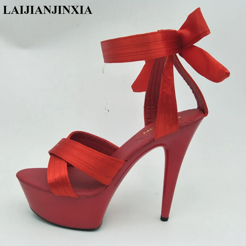 LAIJIANJINXIA New Women Summer Sandal Sexy 15cm Thin High-Heels Shoes Ankle Strap Nightclub Dancing Shoes Women's Sandals H-037
LAIJIANJINXIA New Women Summer Sandal Sexy 15cm Thin High-Heels Shoes Ankle Strap Nightclub Dancing Shoes Women's Sandals H-037