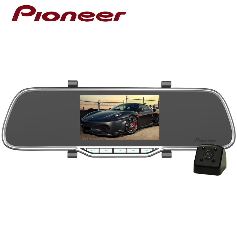 Pioneer 4 3 "автомобиль двойной объектив тире камера с ночное видение зеркало