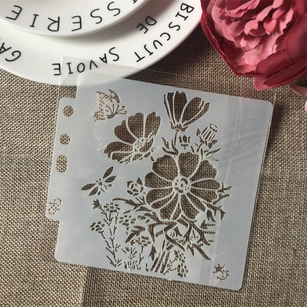 1Pcs 13cm 5.1" Butterfly Flower DIY Layering Stencils Wall Painting Scrapbook Coloring Embossing Album Decorative Paper Template
1Pcs 13cm 5.1" Butterfly Flower DIY Layering Stencils Wall Painting Scrapbook Coloring Embossing Album Decorative Paper Template