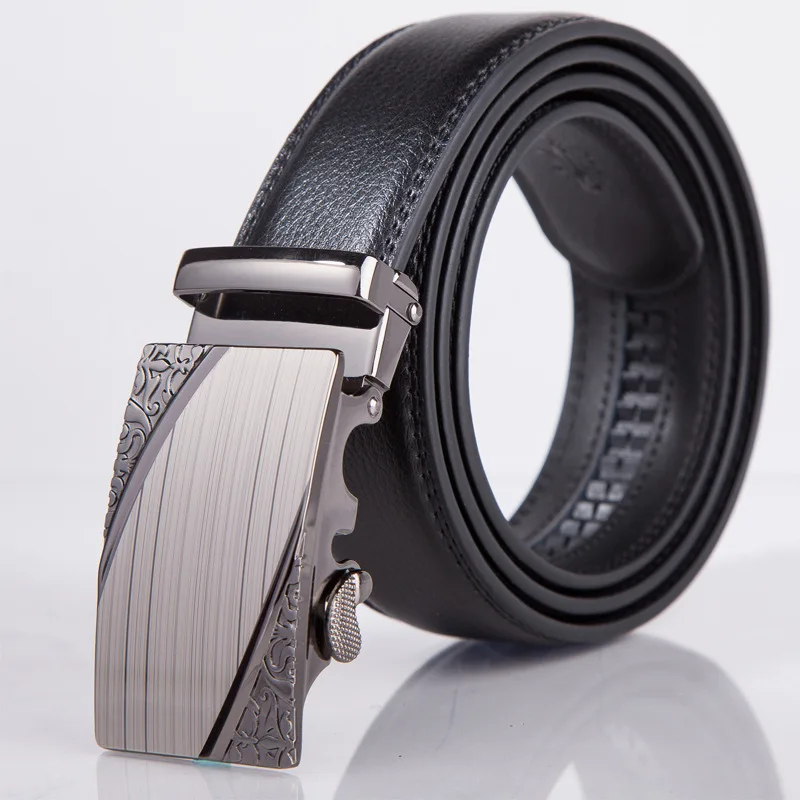 New 105-130cm black men's belt 40-52inch fashion mens belts for men High quality PU automatic buckles Strap male for Jeans brand
New 105-130cm black men's belt 40-52inch fashion mens belts for men High quality PU automatic buckles Strap male for Jeans brand
