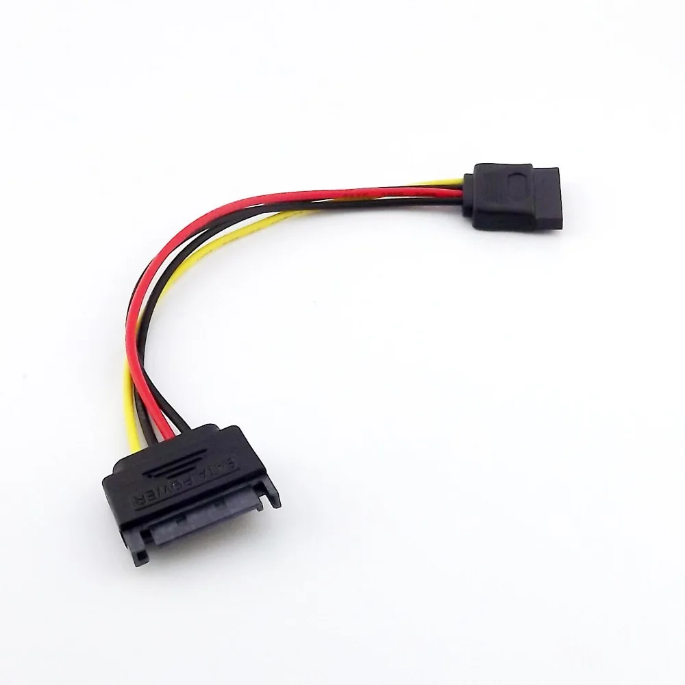 20x Серийный адаптер питания ATA удлинитель SATA 15 Pin штекер для SATA 15 Pin гнездовой кабель 20 см
20x Серийный адаптер питания ATA удлинитель SATA 15 Pin штекер для SATA 15 Pin гнездовой кабель 20 см
