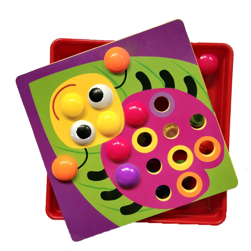 2019 3D Puzzles Toys For Children Mushroom Tack Button Puzzle Toy Card Science and educational toys Art Board
2019 3D Puzzles Toys For Children Mushroom Tack Button Puzzle Toy Card Science and educational toys Art Board