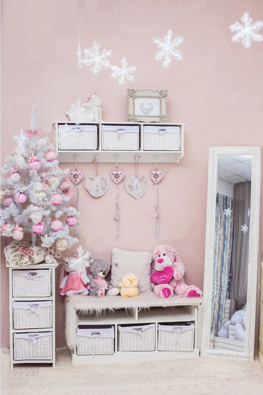 LIFE MAGIC BOX Seamless Washable Pink Christmas Photo Backdrops Snowflake Cute Backgrounds 
LIFE MAGIC BOX Seamless Washable Pink Christmas Photo Backdrops Snowflake Cute Backgrounds