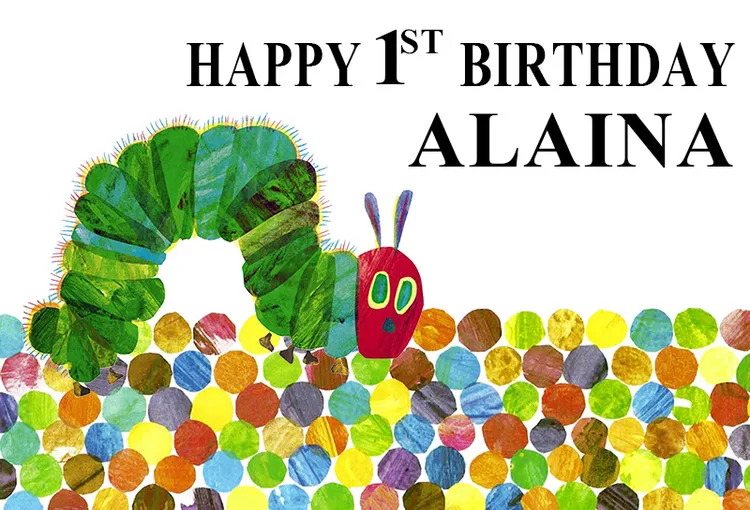happy birthday the hungry caterpillar baby child cartoon photo background photography backdrops quality vinyl
happy birthday the hungry caterpillar baby child cartoon photo background photography backdrops quality vinyl