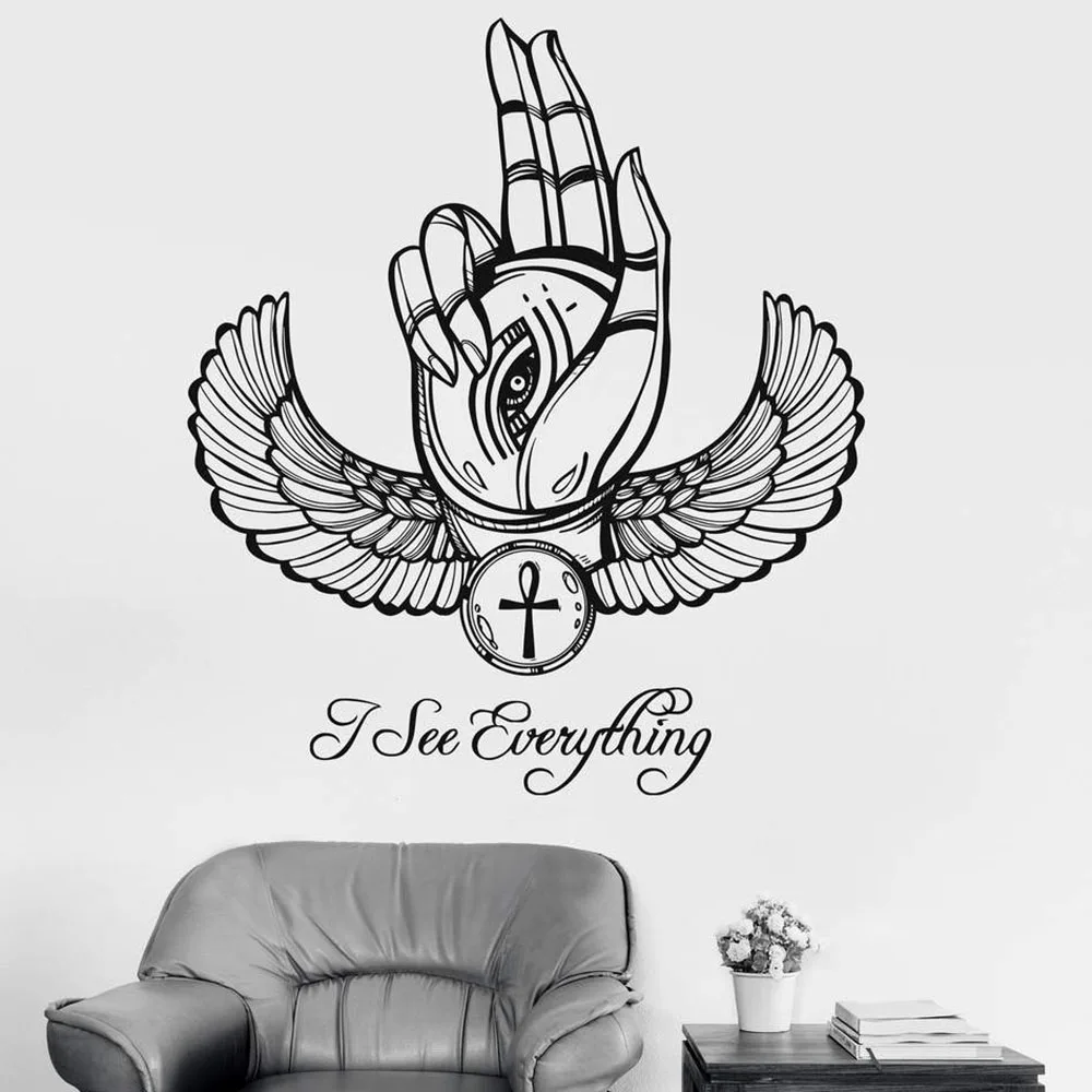 Vinyl Wall Decal Ancient Egypt Eye of Horus Ra Hand Talisman Stickers Removable Art Mural Wall Stickers For Bedroom L938
Vinyl Wall Decal Ancient Egypt Eye of Horus Ra Hand Talisman Stickers Removable Art Mural Wall Stickers For Bedroom L938