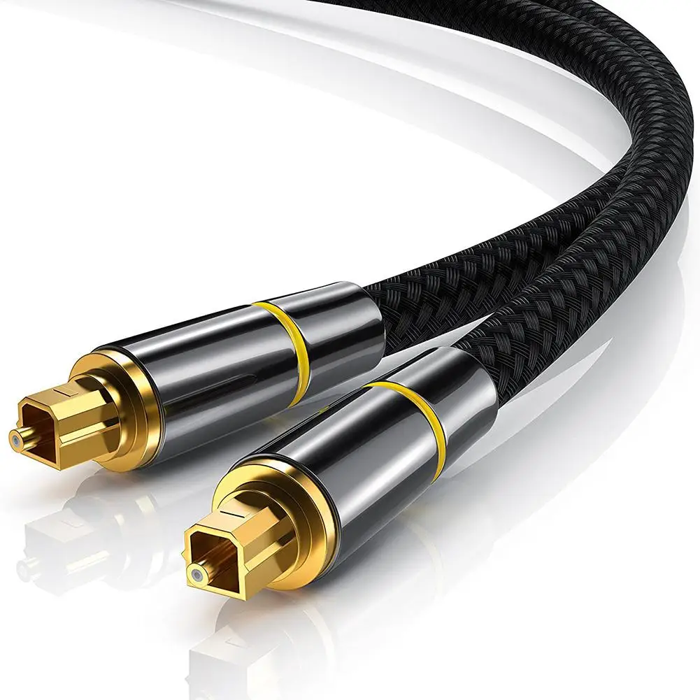 Новое поступление 1-10 м Цифровой оптический аудио кабель SPDIF свинцовый шнур
