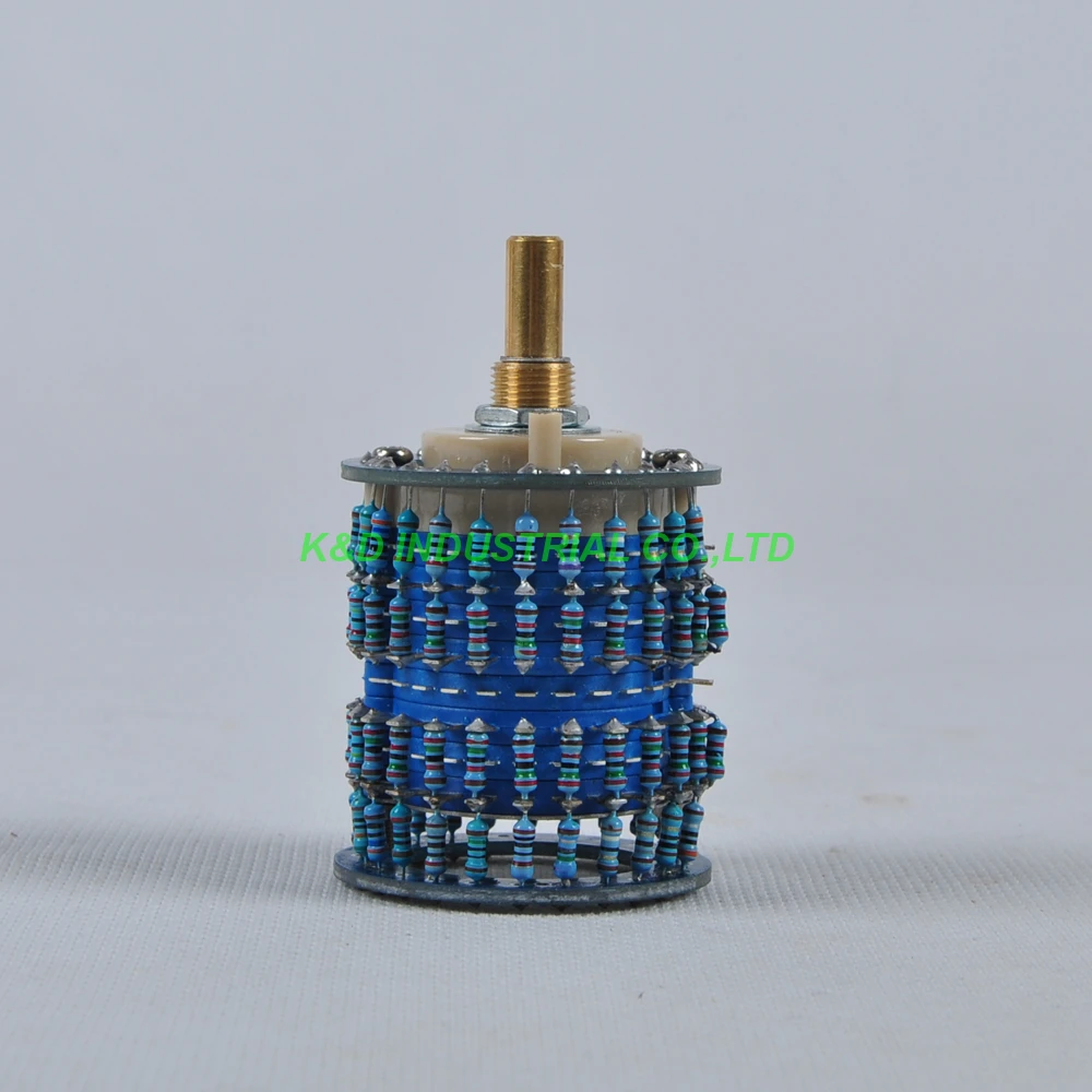 1pc 4pole 24 Step Attenuator Volume Control Pot Log A 51K 51KA Stereo Potentiome
1pc 4pole 24 Step Attenuator Volume Control Pot Log A 51K 51KA Stereo Potentiome