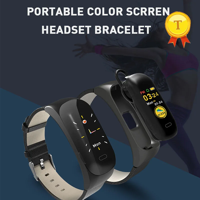 Smart Bracelet Earphones Compatible With Android IOS call remind Smart Wristband Alarm Reminder Sleep Monitor Black smart band
Smart Bracelet Earphones Compatible With Android IOS call remind Smart Wristband Alarm Reminder Sleep Monitor Black smart band