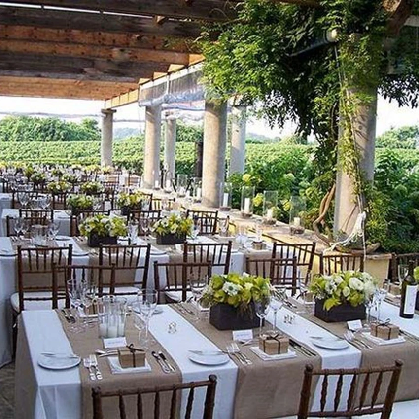 5pcs 300x30cm Natural Burlap Jute Table Runner for Rustic Classic Vineyard Wedding table decoration Home table chair decoration
5pcs 300x30cm Natural Burlap Jute Table Runner for Rustic Classic Vineyard Wedding table decoration Home table chair decoration