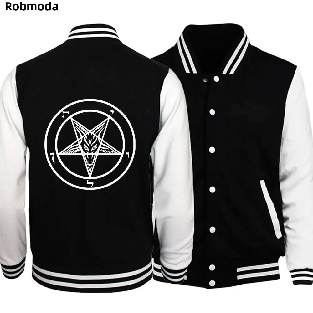 Pentagram Gothic Occult Satan Men Jacket Baseball Clothing Casual Men's Jackets Coat For Men Hoodies Tracksuits Bomber Jacket
Pentagram Gothic Occult Satan Men Jacket Baseball Clothing Casual Men's Jackets Coat For Men Hoodies Tracksuits Bomber Jacket