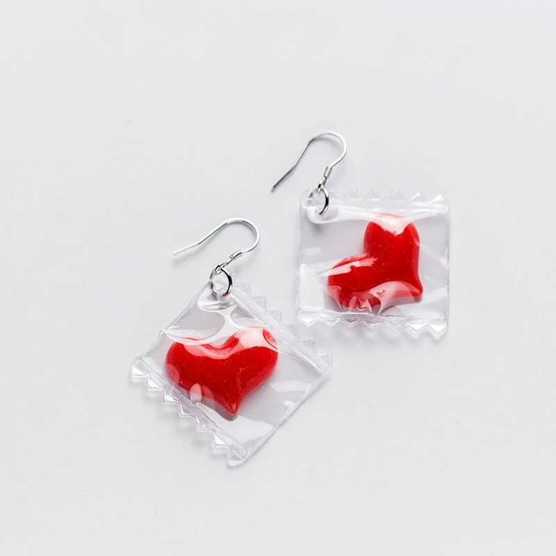 Jinleansu Heart Drop Earrings 925 Sterling Silver Lovely Red Heart Summer Earring Jewelry For Women Girl Accessories
Jinleansu Heart Drop Earrings 925 Sterling Silver Lovely Red Heart Summer Earring Jewelry For Women Girl Accessories