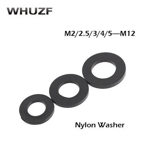 50pcs Nylon black washer M2 M2.5 M3 M4 M5 M6 M8 M10 black Plastic Nylon Washer Plated Flat Spacer Washer Gasket
50pcs Nylon black washer M2 M2.5 M3 M4 M5 M6 M8 M10 black Plastic Nylon Washer Plated Flat Spacer Washer Gasket