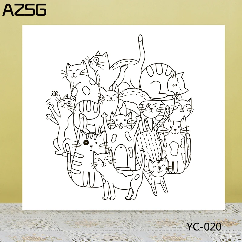 AZSG Funny Fat Cat Clear Stamps/Seals For DIY Scrapbooking/Card Making/Album Decorative Silicone Stamp Crafts
AZSG Funny Fat Cat Clear Stamps/Seals For DIY Scrapbooking/Card Making/Album Decorative Silicone Stamp Crafts