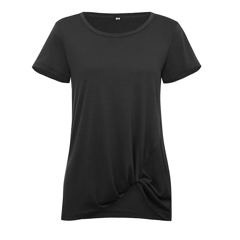 2019 Summer Tshirt Women Harajuku Print Short Sleeve O-Neck Cotton Knotted Casual T-shirts Female Top Tee Shirt Femme Women
2019 Summer Tshirt Women Harajuku Print Short Sleeve O-Neck Cotton Knotted Casual T-shirts Female Top Tee Shirt Femme Women