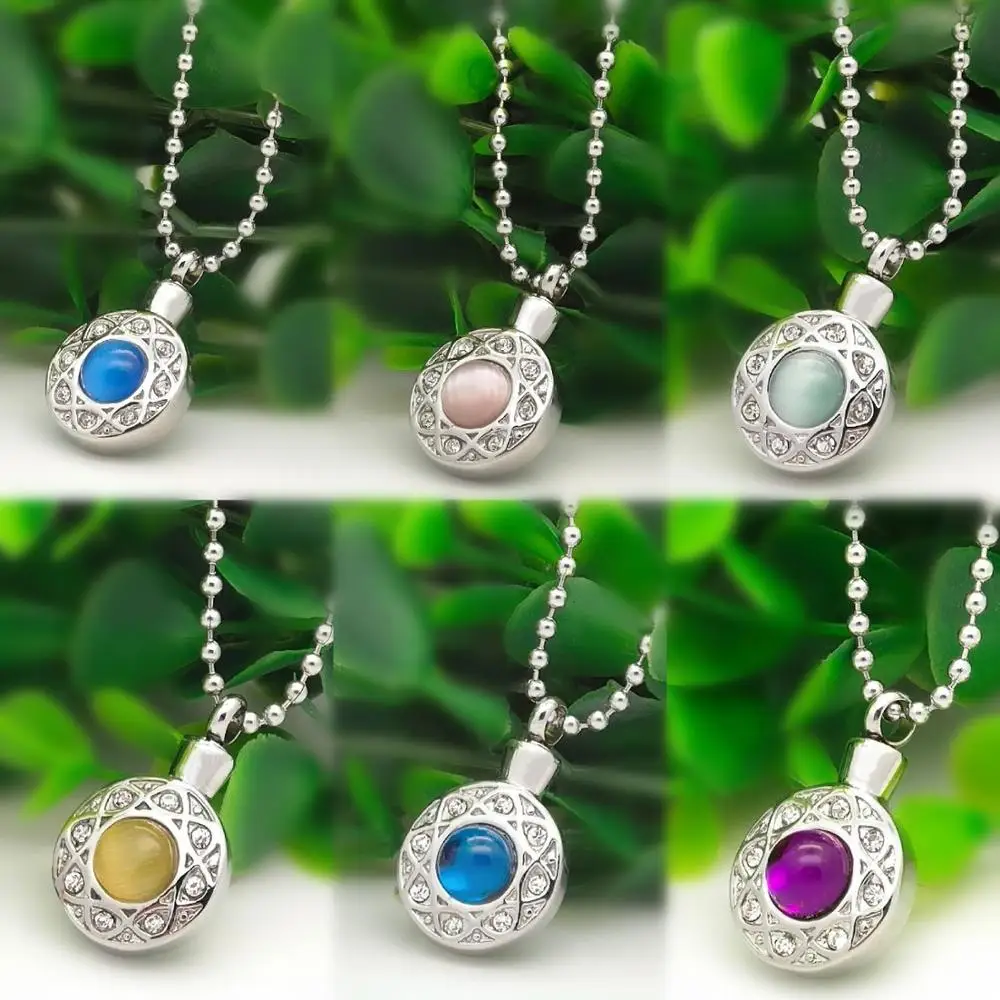 Commemorate Pet Loss Memorial Cremation Necklace for Ashes Keepsake Opal Pendant Fashion Stainless Steel Female Elegant Jewelry
Commemorate Pet Loss Memorial Cremation Necklace for Ashes Keepsake Opal Pendant Fashion Stainless Steel Female Elegant Jewelry