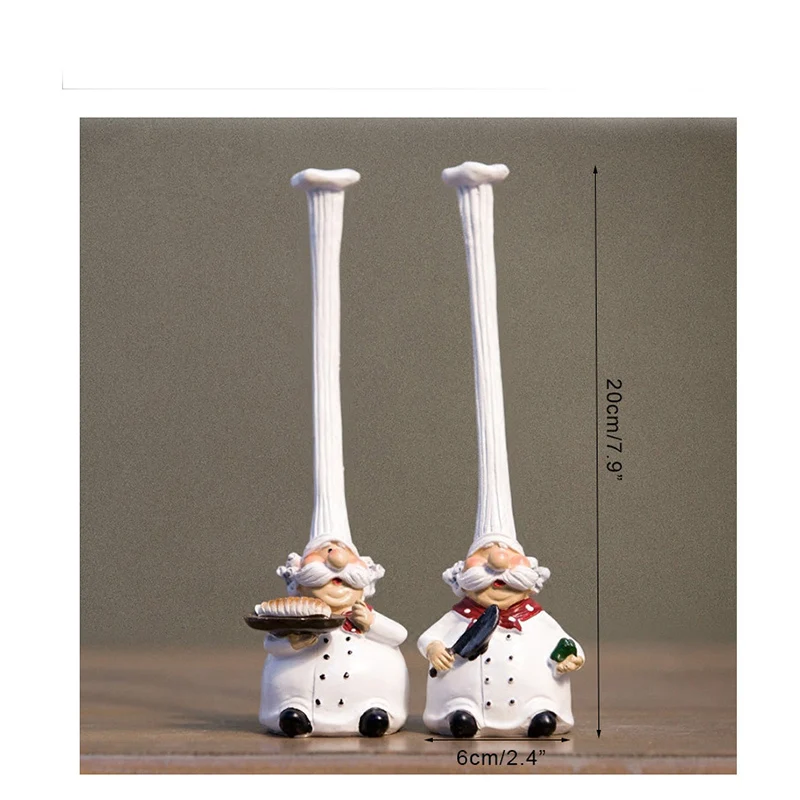 Creative Cute Resin White Top Hat Chef Figurines Ornaments Europe Style Mini Chef Model Crafts Home Kitchen Decor Wedding Gifts
Creative Cute Resin White Top Hat Chef Figurines Ornaments Europe Style Mini Chef Model Crafts Home Kitchen Decor Wedding Gifts
