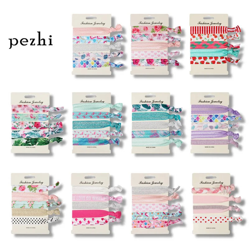 5pcs knotted hair rope elastic rubber band ponytail hair band headband mixed print tropical rainforest head rope unicorn hair
5pcs knotted hair rope elastic rubber band ponytail hair band headband mixed print tropical rainforest head rope unicorn hair