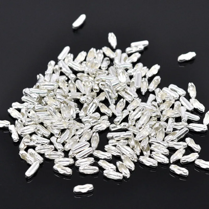 200Pcs Connector Clasps Fit 2.4mm Ball Chain Alloy Silver Plated Jewelry DIY Making Findings 8x3mm
200Pcs Connector Clasps Fit 2.4mm Ball Chain Alloy Silver Plated Jewelry DIY Making Findings 8x3mm
