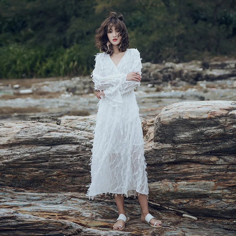 Plus Size Summer Dress Hot Sale Zanzea Vadim Seaside Resort Temperament Was Thin New Women's V Collar Feather Fringed Female
Plus Size Summer Dress Hot Sale Zanzea Vadim Seaside Resort Temperament Was Thin New Women's V Collar Feather Fringed Female