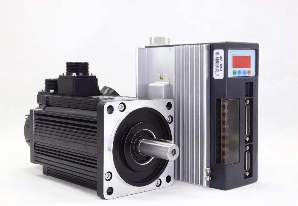 

1.2KW High Power AC 110mm flange Servo Motor and Driver Set 220V AC Servo Motor 4N.M 3000 rpm