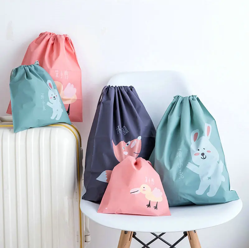 Travel Luggage Organizer Cute Pouch Waterproof Zip Lock Plastic Bags Clothes Organizer Draw String Bags Underwear Shoe Bag
Travel Luggage Organizer Cute Pouch Waterproof Zip Lock Plastic Bags Clothes Organizer Draw String Bags Underwear Shoe Bag
