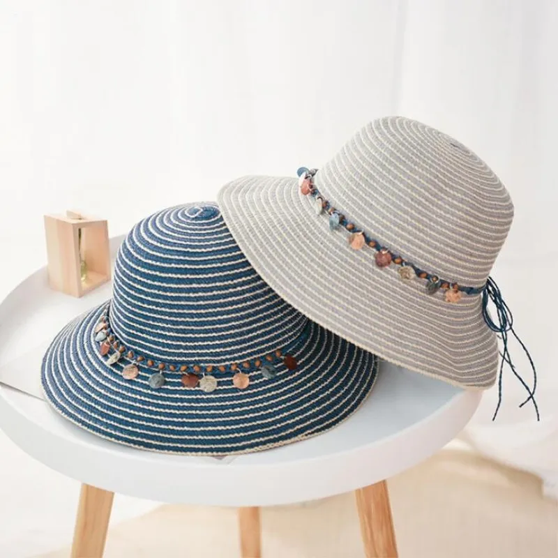 Seioum New Bowknot Summer Women's Foldable Wide Large Brim Elegant Sun Hat Ladies Straw Beach Caps
Seioum New Bowknot Summer Women's Foldable Wide Large Brim Elegant Sun Hat Ladies Straw Beach Caps