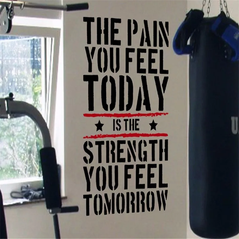 The Pain you Feel Today... Home Gym Motivational Wall Decal Quote Fitness Strength Workout Wall Stickers Wall Art For Kids Rooms
The Pain you Feel Today... Home Gym Motivational Wall Decal Quote Fitness Strength Workout Wall Stickers Wall Art For Kids Rooms