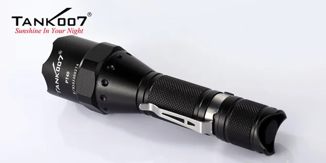 TANK007 PT40 Cree XM-U2 LED Tactical Flashlight for Hunting by 18650 Battery with Remote Switch Torch
TANK007 PT40 Cree XM-U2 LED Tactical Flashlight for Hunting by 18650 Battery with Remote Switch Torch