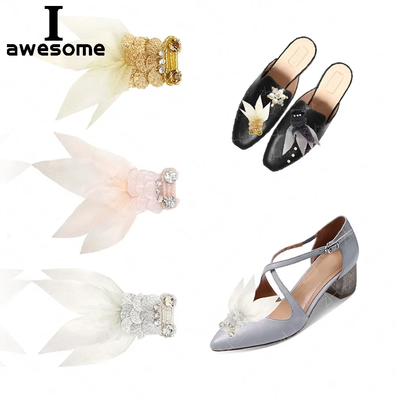 New DIY Shining Goldfish Accessories For Wedding Party Shoes High Heels Sandals Shoe Pumps Decorations Flats Shoe's flowers
New DIY Shining Goldfish Accessories For Wedding Party Shoes High Heels Sandals Shoe Pumps Decorations Flats Shoe's flowers