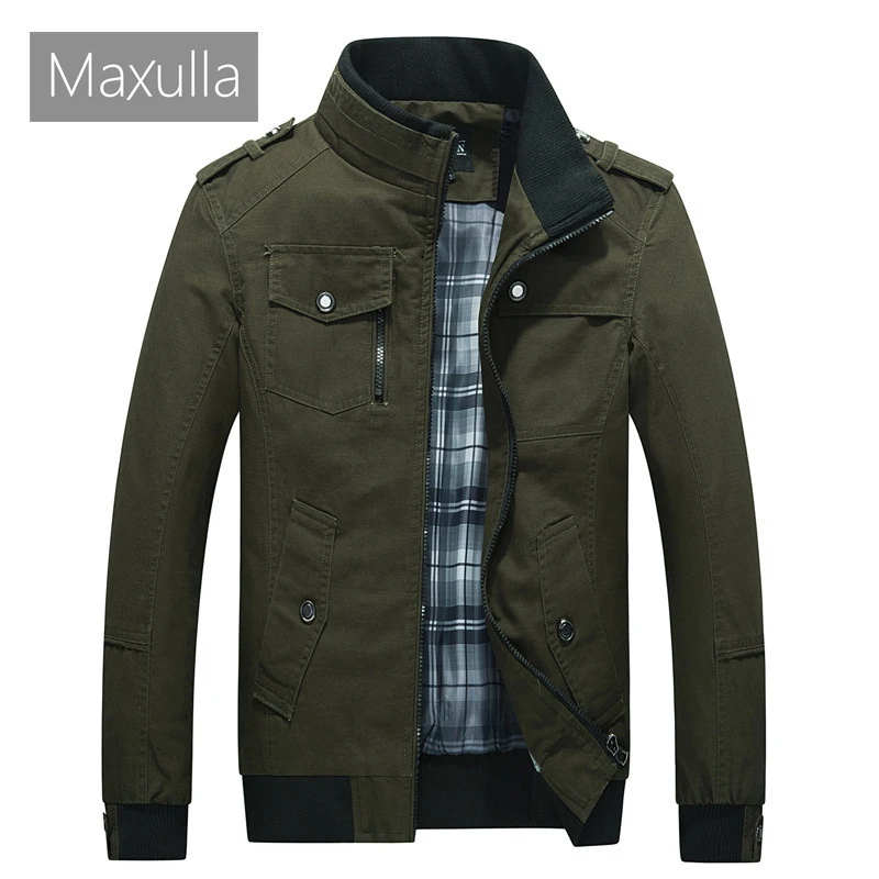 Maxulla Men's Jacket Spring Military Jacket Mens Cotton Pilot Jacket Coat Men's Bomber Jackets Air Force Cargo Flight Jaqueta
Maxulla Men's Jacket Spring Military Jacket Mens Cotton Pilot Jacket Coat Men's Bomber Jackets Air Force Cargo Flight Jaqueta
