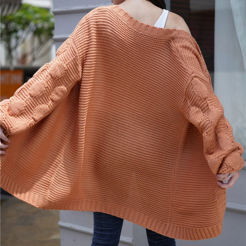 Casual Loose Solid Long Women Cardigans Puff Long Sleeve Knitting Sweaters Autumn Winter 2019 Fashion Female Clothing
Casual Loose Solid Long Women Cardigans Puff Long Sleeve Knitting Sweaters Autumn Winter 2019 Fashion Female Clothing