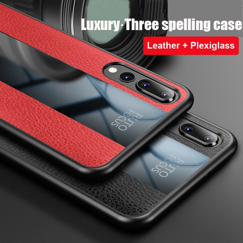 Huawei P20 Pro Leather Case Vpower Soft TPU Bumper+Plexiglass+PU Leather Phone Cases Funda for Huawei P20 / P20 Lite Back Covers
Huawei P20 Pro Leather Case Vpower Soft TPU Bumper+Plexiglass+PU Leather Phone Cases Funda for Huawei P20 / P20 Lite Back Covers