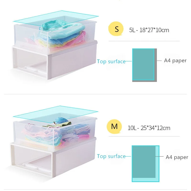 2PCS Thickened Single Layer Plastic Drawer Storage Box Organizer Transparent Toys Shoes Storage Box Case Combined Drawer Cabinet
2PCS Thickened Single Layer Plastic Drawer Storage Box Organizer Transparent Toys Shoes Storage Box Case Combined Drawer Cabinet