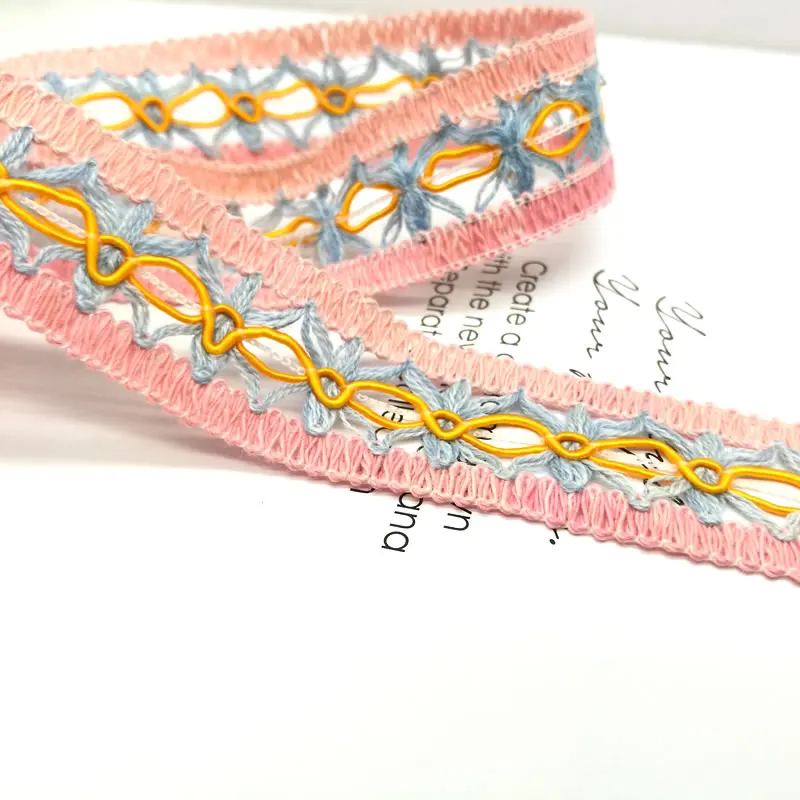 10 Yard 2.5cm Pink Cotton Lace Trim DIY Ribbon DIY Apparel Dress Sewing Accessories Flower Packing Supplies
10 Yard 2.5cm Pink Cotton Lace Trim DIY Ribbon DIY Apparel Dress Sewing Accessories Flower Packing Supplies