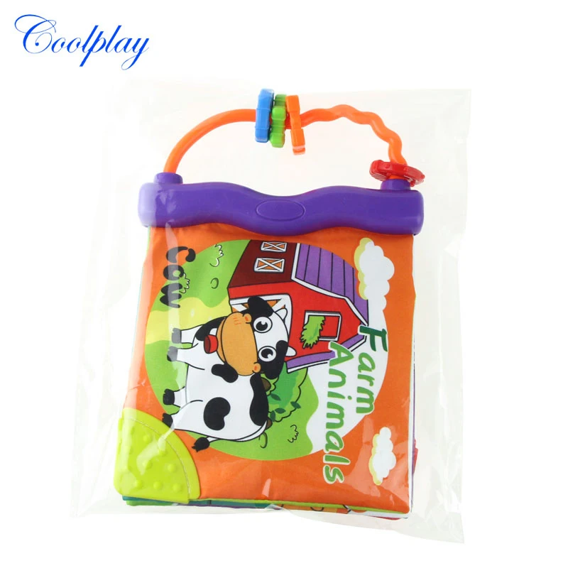 Baby Cloth Book Rattles Teether Toys Cute Cow Dog Horse Sheep Animal Quiet Books Early Educational Learning Toys for Infant
Baby Cloth Book Rattles Teether Toys Cute Cow Dog Horse Sheep Animal Quiet Books Early Educational Learning Toys for Infant