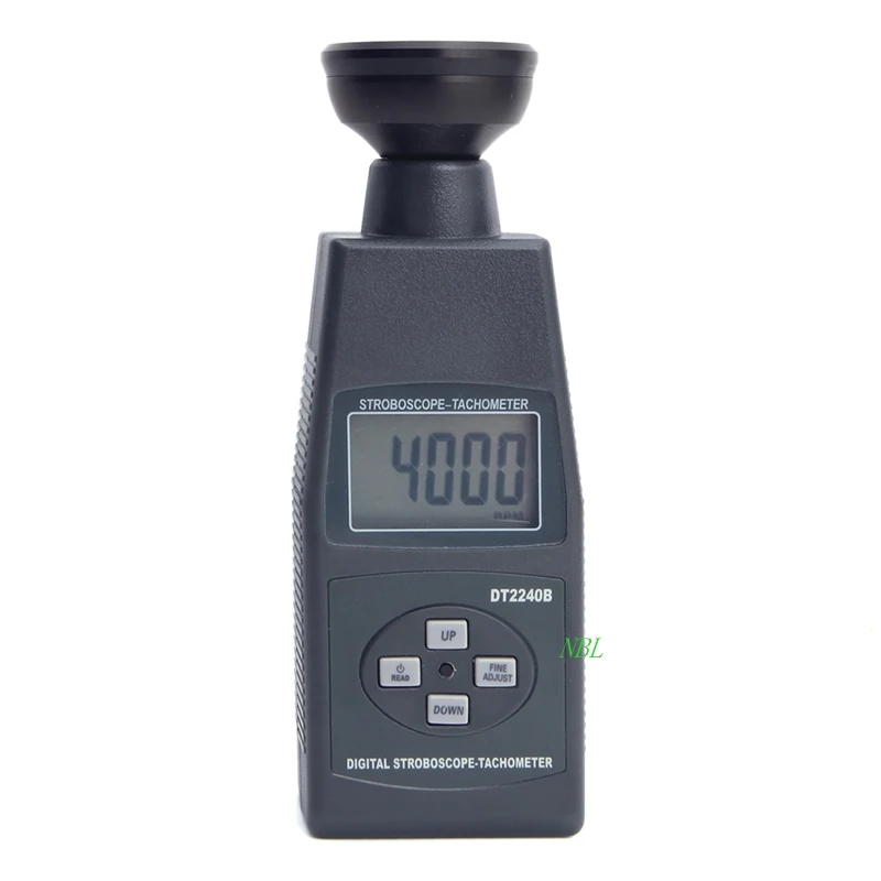 Digital Control Adjust Flash Frequency Stroboscope Tachometer Meter Range 600~40000RPM High Accuracy 0.05% LCD Display DT2240B
Digital Control Adjust Flash Frequency Stroboscope Tachometer Meter Range 600~40000RPM High Accuracy 0.05% LCD Display DT2240B