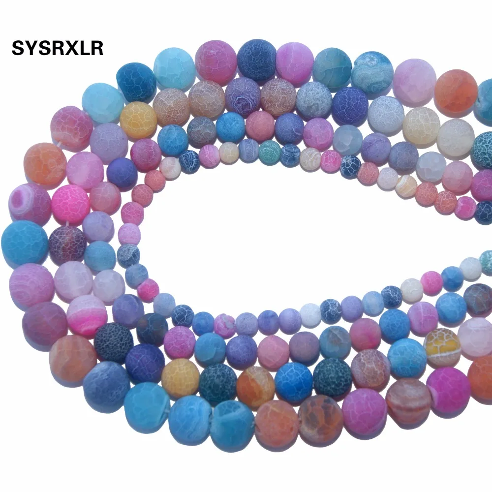 Wholesale Natural Stone Colorful Frost Crab blue Agates Round Loose Beads For Jewelry Making DIY Bracelet Necklace 6/8/10/12 MM
Wholesale Natural Stone Colorful Frost Crab blue Agates Round Loose Beads For Jewelry Making DIY Bracelet Necklace 6/8/10/12 MM